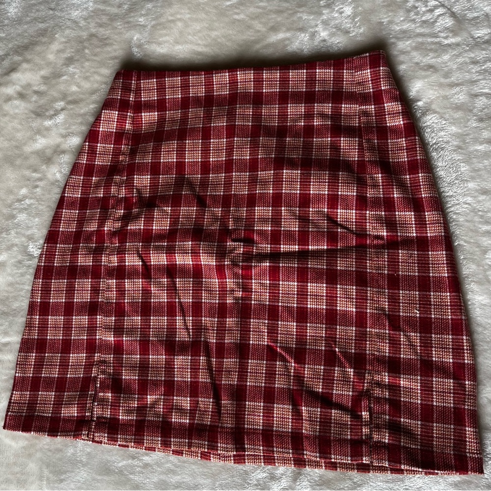 Brandy Melville Red Cara Skirt